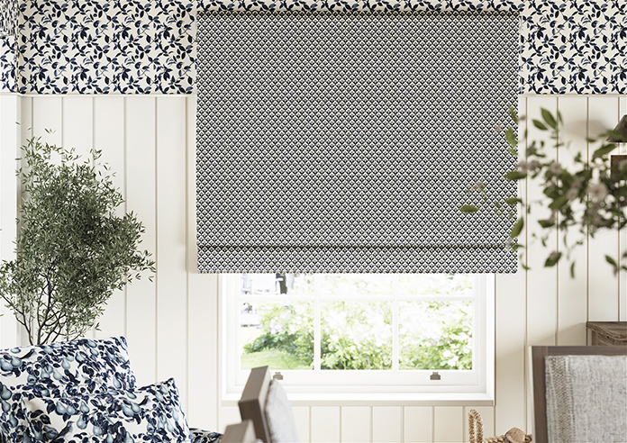 Scallop and Bud, Hudds - Roman Blind - Image 3